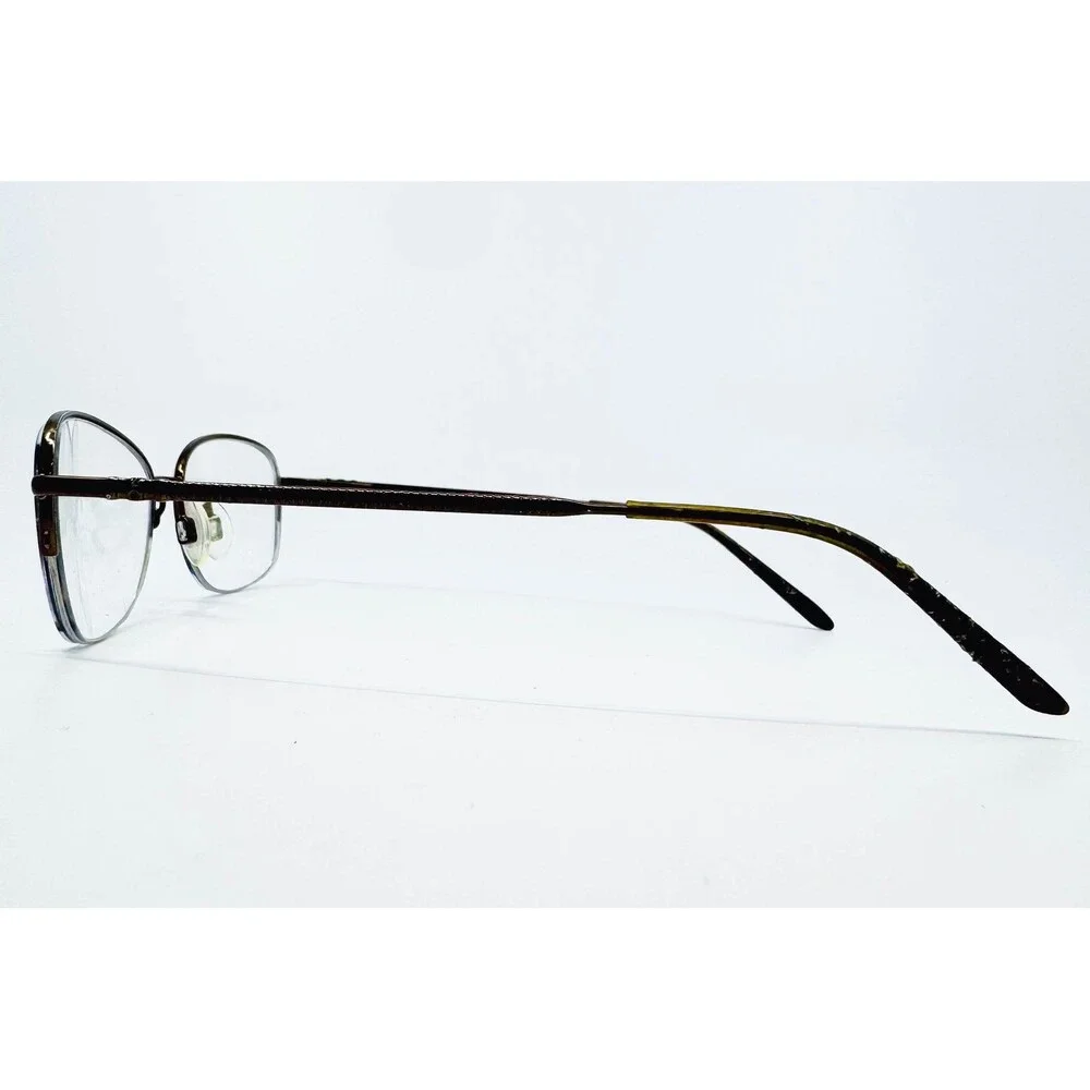 Elle Eyeglasses Frames Womens Brown Semi Rimless EL13373 54-16-135